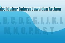 Artinya Ajeng Dalam Bahasa Jawa